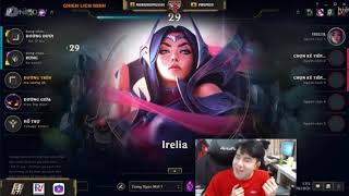 PVB Zeros Stream Bảng Bổ Trợ Irelia Đi Top Của Ma Vương Combo Quá Nhanh Quá Nguy Hiểm [upl. by Ethelind]