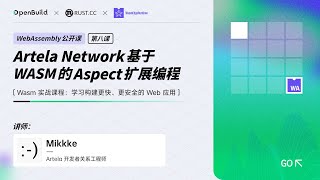 第八课 Artela Network基于WASM的Aspect扩展编程 [upl. by Geithner585]