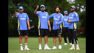 TRAINING SESSIONS before the INDvPAK game 🇮🇳🏏💪 [upl. by Anitnahs]