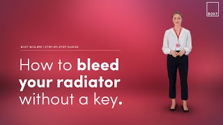 How to bleed your radiators without a key  BOXT Boilers [upl. by Yorled689]