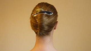 Quick styles French twist with loop [upl. by Nnaik]