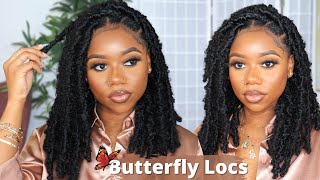 DISTRESSED BUTTERFLY LOCS TUTORIAL 🦋 NEW METHOD  Protective Style  Janet Collection Nala Tress [upl. by Mano]