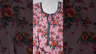 New neck design full cutting and stitchinglace neck design 2024 viralvideo fashion dress [upl. by Hochman]