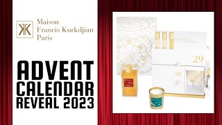 MAISON FRANCIS KURKDIJAN PARIS ADVENT CALENDAR REVEAL 2023 [upl. by Cliffes]