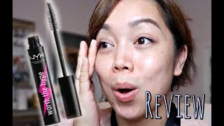 NYX WORTH THE HYPE MASCARA ON SHORT AND SPARSE LASHES First Impression Review  itsjudytime [upl. by Ardnohsed221]