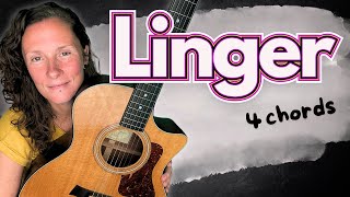 How to play THE CRANBERRIES Linger  GUITAR TUTORIAL [upl. by Aleina483]