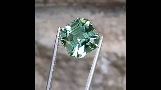 815 Carats Natural Mint Green Color Perfect Asscher Shape Tourmaline Gemstone from Afghanistan [upl. by Mit]