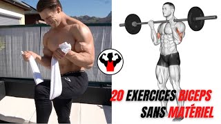 20 Exercices biceps sans matériel [upl. by Kehoe501]