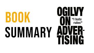 Ogilvy on Advertising by David Ogilvy  Free Summary Audiobook [upl. by Huang933]