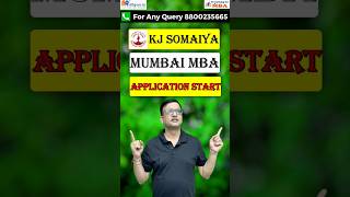 KJ Somaiya Institute of Management Mumbai MBA Application Out  Admission  Fees  shortsvideo mba [upl. by Gefen]