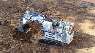 super rc liebherr r 9800 excavator [upl. by Ykcub]