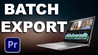 HOW TO EXPORT MULTIPLE FILES AT ONCE IN PREMIERE PRO [upl. by Ansela]