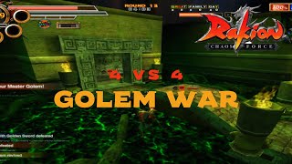 Rakion  4vs4 Golem War Super Mode [upl. by Litta551]