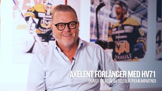 Axelent förlänger med HV71 och blir premiumpartner [upl. by Nekal]