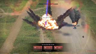 War Thunder F4U4B Corsair VS Airfield AA  F4U Stock Grind Part 5 [upl. by Ciredor955]