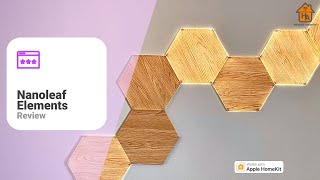 Nanoleaf Elements Review  Apple HomeKit and Thread Border Router support in iOS15 [upl. by Ahseit]