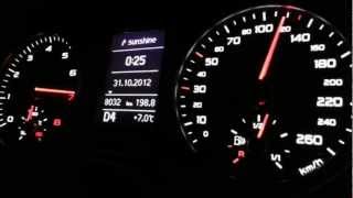 Audi A1 14 Tfsi 185 PS  136 kW 0200 Acceleration Test Autobahn [upl. by Stacie]