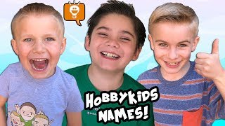 How HobbyKids Got Their NAMES [upl. by Edasalof]