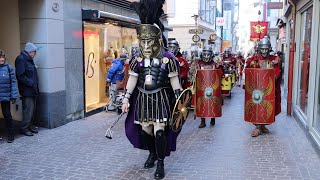 Güdismäntig Luzerner Fasnacht 2022  Rüssgusler Musegg Geischter Monster Guugger Näbelhüüler LHL [upl. by Rozalin]