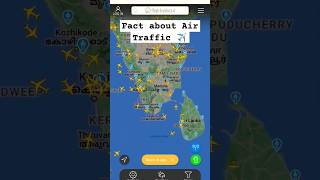 Facts about Air Traffic ✈️ in Sky Why We cant See Other Flight in sky shortsfeed shorts [upl. by Lorenzo134]