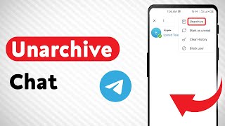 How to Unarchive A Chat on Telegram Updated [upl. by Yerffoej]