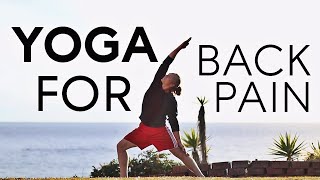 30 Minute Yoga For Low Back Pain  Fightmaster Yoga Videos [upl. by Hctud]