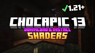 How To Download and Install Chocapic 13 Shaders in Minecraft 1213 [upl. by Nerac85]