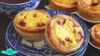 PORTUGUESE EGG TART PASTEL DE NATA [upl. by Cowey63]