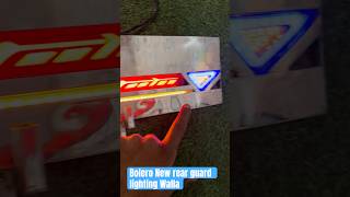 Bolero new rear guard lighting Valaa SS steel shortvideo automobile modified shortsvideo [upl. by Jeremias]