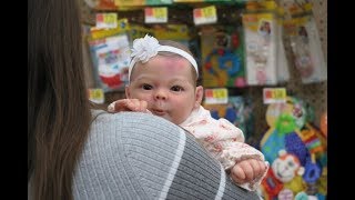 Reborn Baby Faiths First Outing To Walmart [upl. by Acsicnarf]