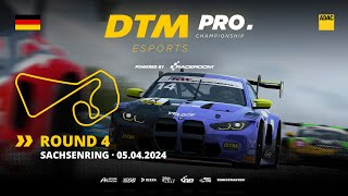 Runde 4 Sachsenring  DTM eSports  ReLive  Deutsch [upl. by Ulises10]