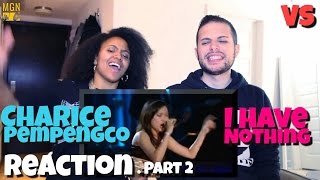 Charice Pempengco  I have nothing Whitney Houston  VS  Reaction Pt 2 [upl. by Camfort]