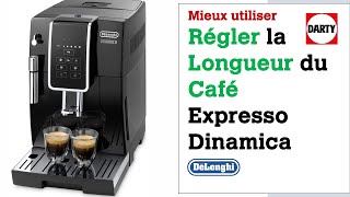 Régler la longueur de votre café avec lExpresso Dinamica [upl. by Aivan]