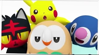 PIKACHU ROWLET LITTEN Y POPPLIO ANIMACION  Pokemon Sol y Luna  The Yisus 21 [upl. by Schmidt]