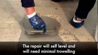 How to quickly repair holes in concrete  WATCO® Flowpatch® [upl. by Ahtebbat]