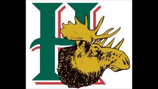 Halifax Mooseheads 1415 Goal Horns [upl. by Aicilat]