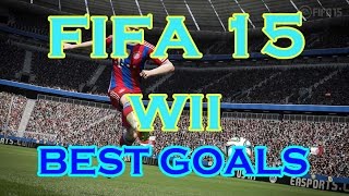 FIFA 15 Wii BEST GOALS TOP 10 [upl. by Alleunamme]