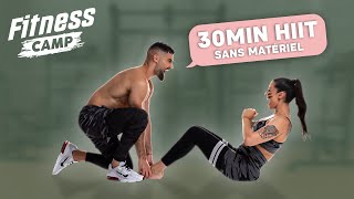 30MIN HIIT  Sans matériel à faire à la maison [upl. by Aizan]