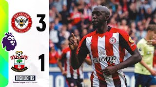 Brenford vs Southampton Highlights Premier League  brentford vs southampton [upl. by Lachman]