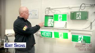 Emergency Exit Lights Pro Tips with Don  Jims Test amp Tag [upl. by Chandless]