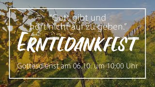 MGB Familiengottesdienst zum Erntedankfest am 06102024 [upl. by Artinahs]