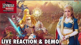 LIVE REACTION amp 1st Gameplay Demo  LETS PLAY Zelda  Hyrule Warriors quotZeit der Verheerungquot [upl. by Anaeed]