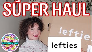 🏷️ HAUL REBAJAS💸 LEFTIES ME LO PRUEBO TODO [upl. by Ahsam459]