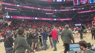 University of Richmond Spiders celebrate winning A10 Basketball championship 31322 [upl. by Ramses]