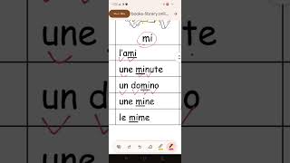 la méthode syllabique les syllabes de la lettre M  prononce bien le français [upl. by Agamemnon]