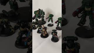 Finished Painting My Dark Angels Combat Patrol Box  Warhammer 40K [upl. by Nibram333]