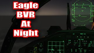 F15C vs MiGs Air Superiority NIGHT Mission  Falcon BMS [upl. by Abad416]