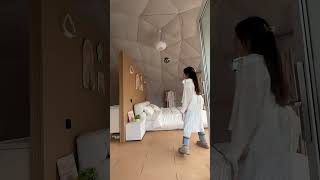 Glamping Dome Tent Igloo House With Bathroom [upl. by Ajroj]