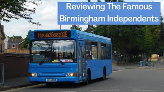 The Famous Birmingham Independent Bus Companies  All Operators Review [upl. by Nerrak]