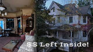 Incredible ABANDONED Victorian MANSION With EVERYTHING Left Behind  MILLIONS Left Inside [upl. by Fleisher914]